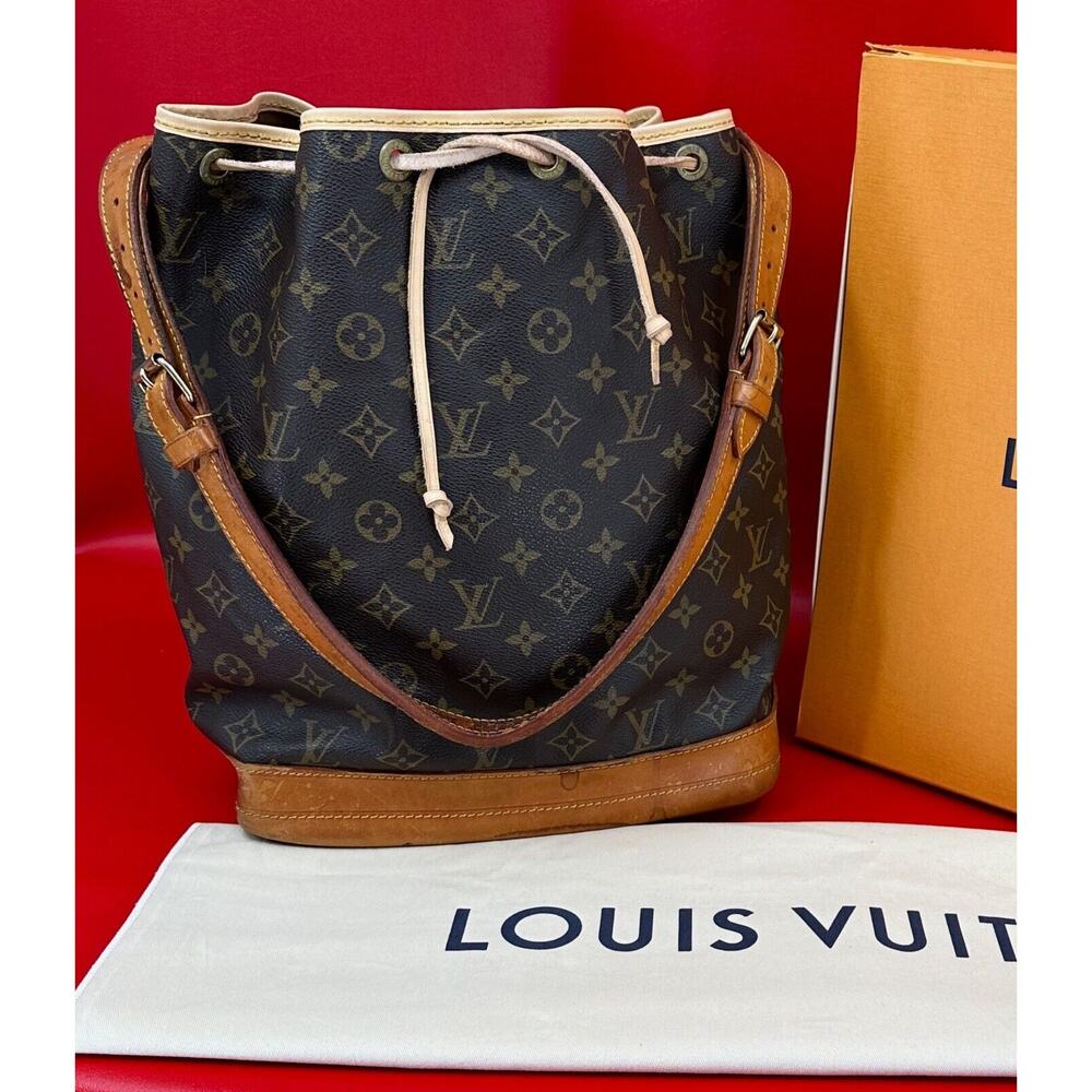 Louis Vuitton Full Size Noe Monogram Bucket Shoulder Bag Vintage - Picture 2 of 16